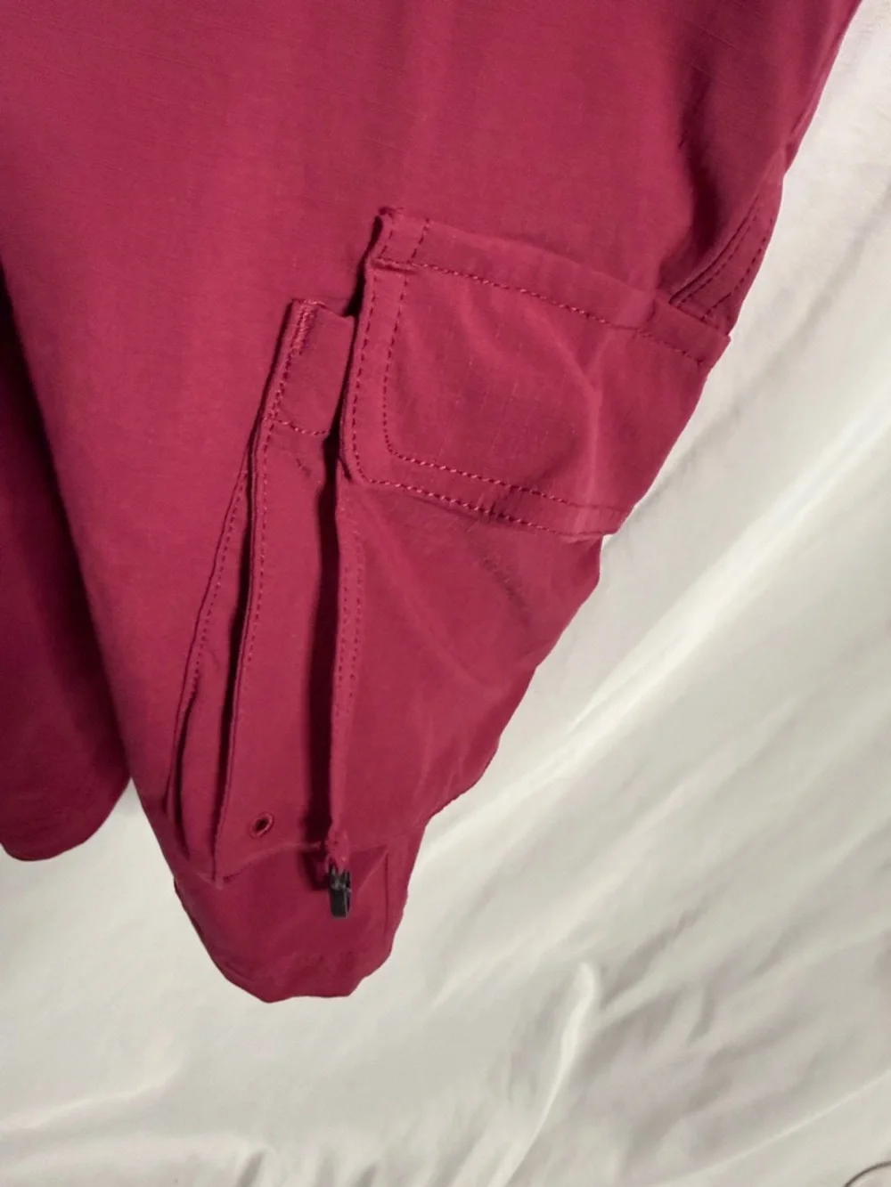 Duluth Trading Co Wine heirloom gardening Short Overalls - Picture 8 of 15